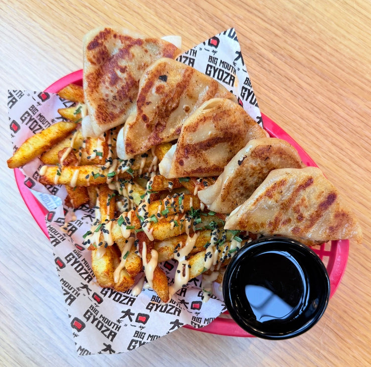 Gyoza loaded fries