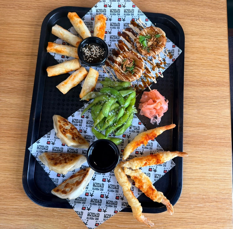A Big Mouth Gyoza sharing platter
